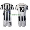 Maillot de Supporter Juventus Leonardo Bonucci 19 Domicile 2021-22 Pour Enfant